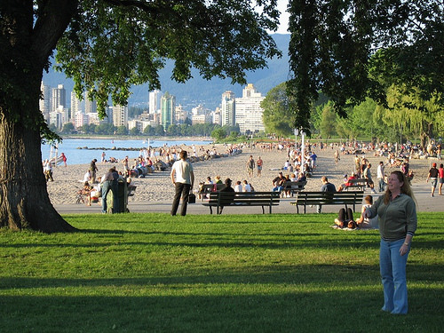 Kits Beach, 8 pm