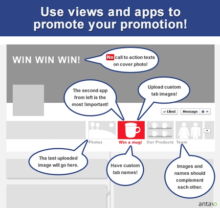 Antavo on how to spread the word about your Facebook promotion with Views and Apps