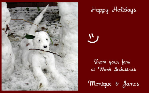 Happy Holidays from James and Monique at Boxcar Marketing.