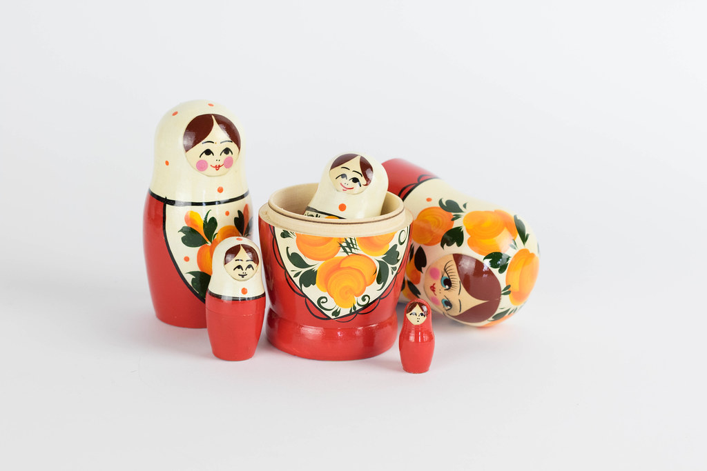 Matryoshka Russian Dolls photo by Marco Verch, cc on Flickr