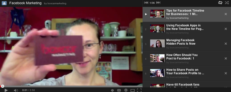 facebook marketing playlist