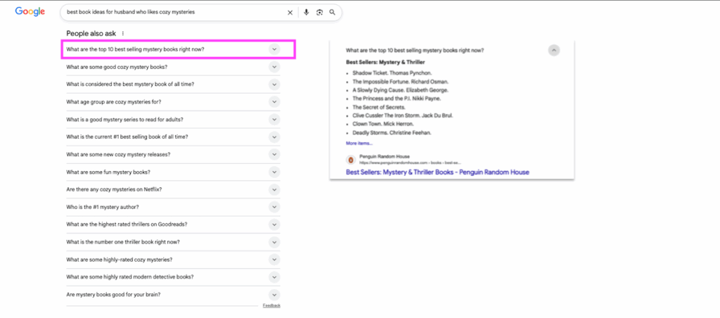 highlight google serps